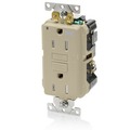 Leviton ELECTRICAL RECEPTACLES 515R WR TR GFCI IV G5262-WTI